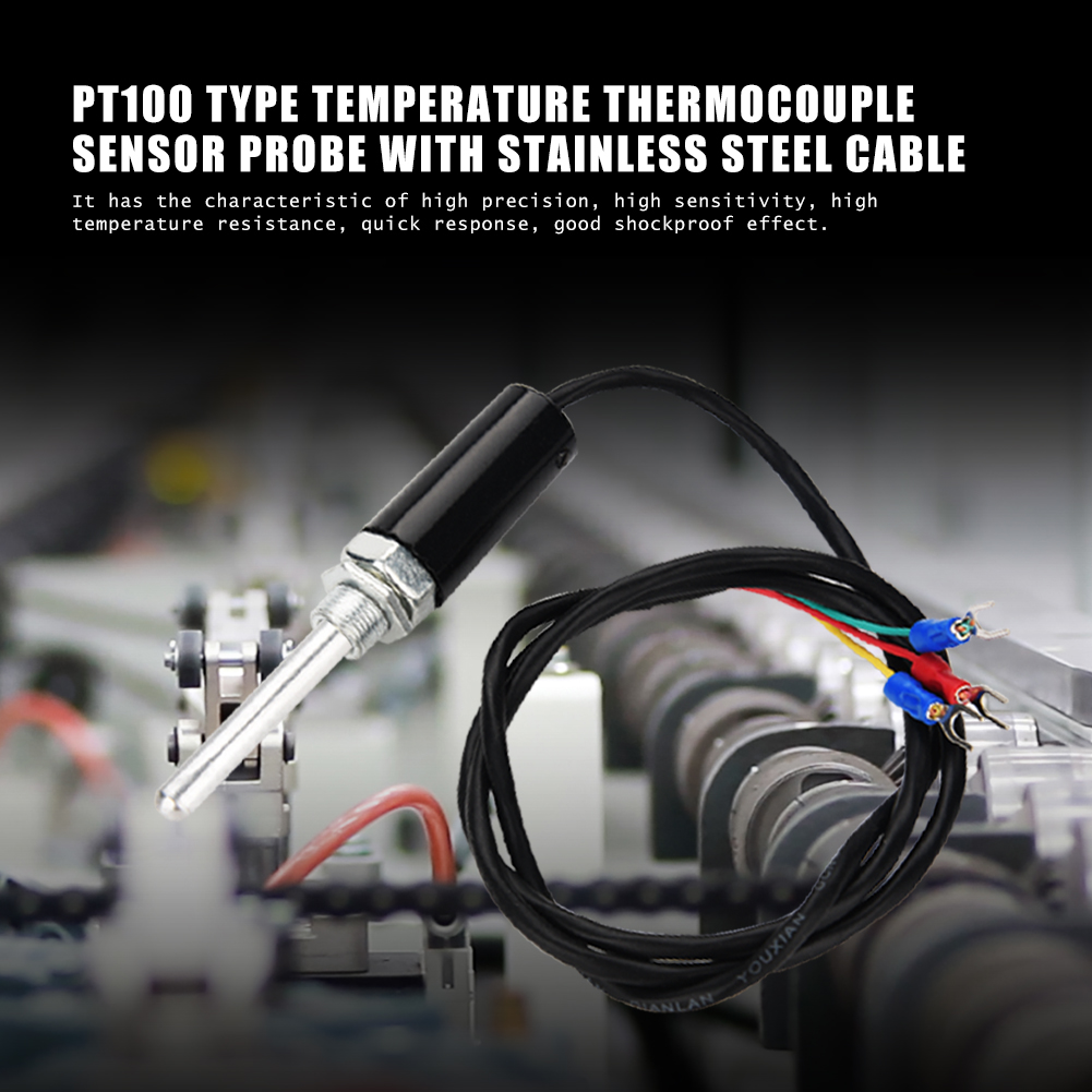 Pt100-typ-thermoelement-sensor Mit Edelstahlkabel (50 Mm)