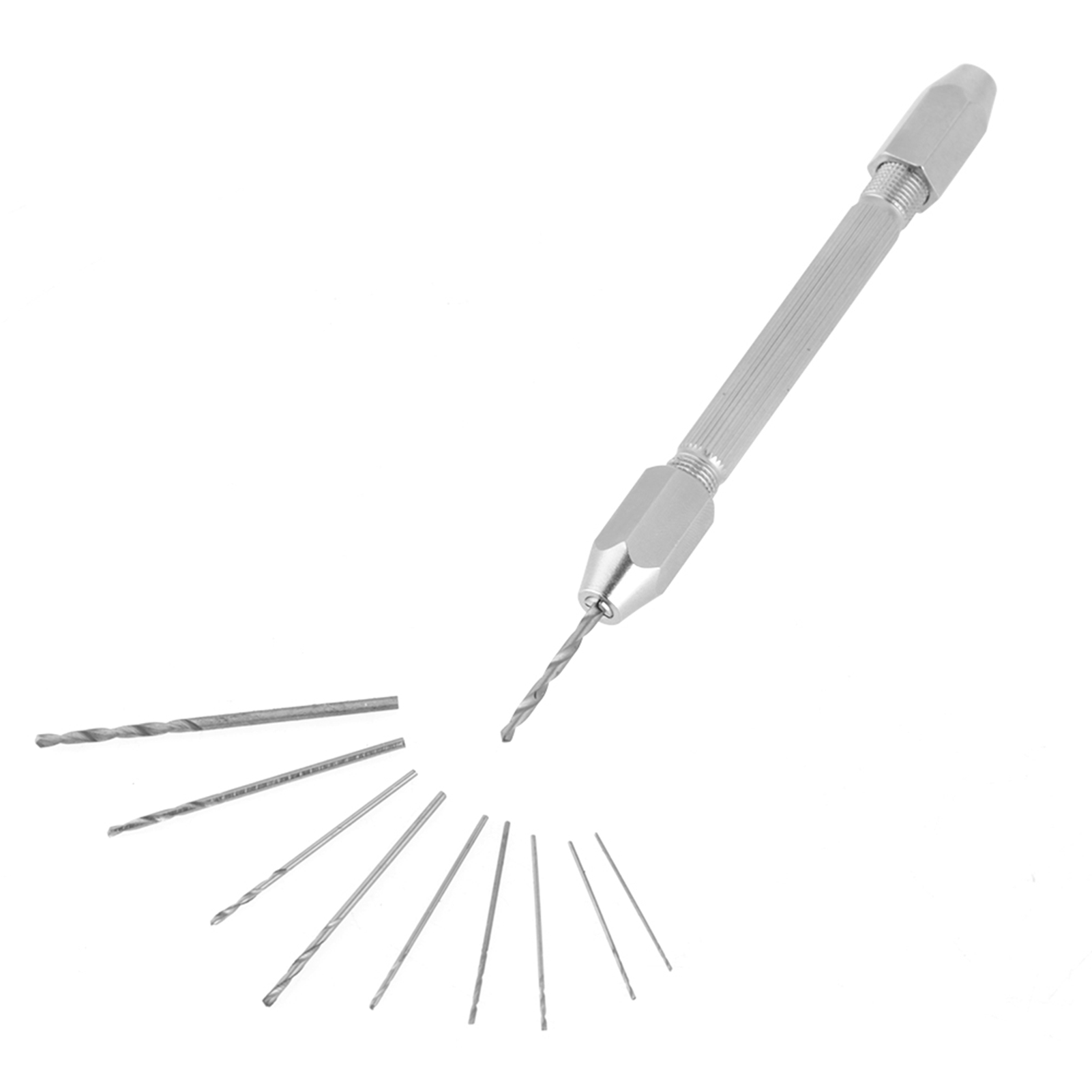 Doppelend-stift-schraubstockfutter, 10-teiliges Mikro-spiralbohrer-set Für Schmuck- Und Uhrenreparaturen
