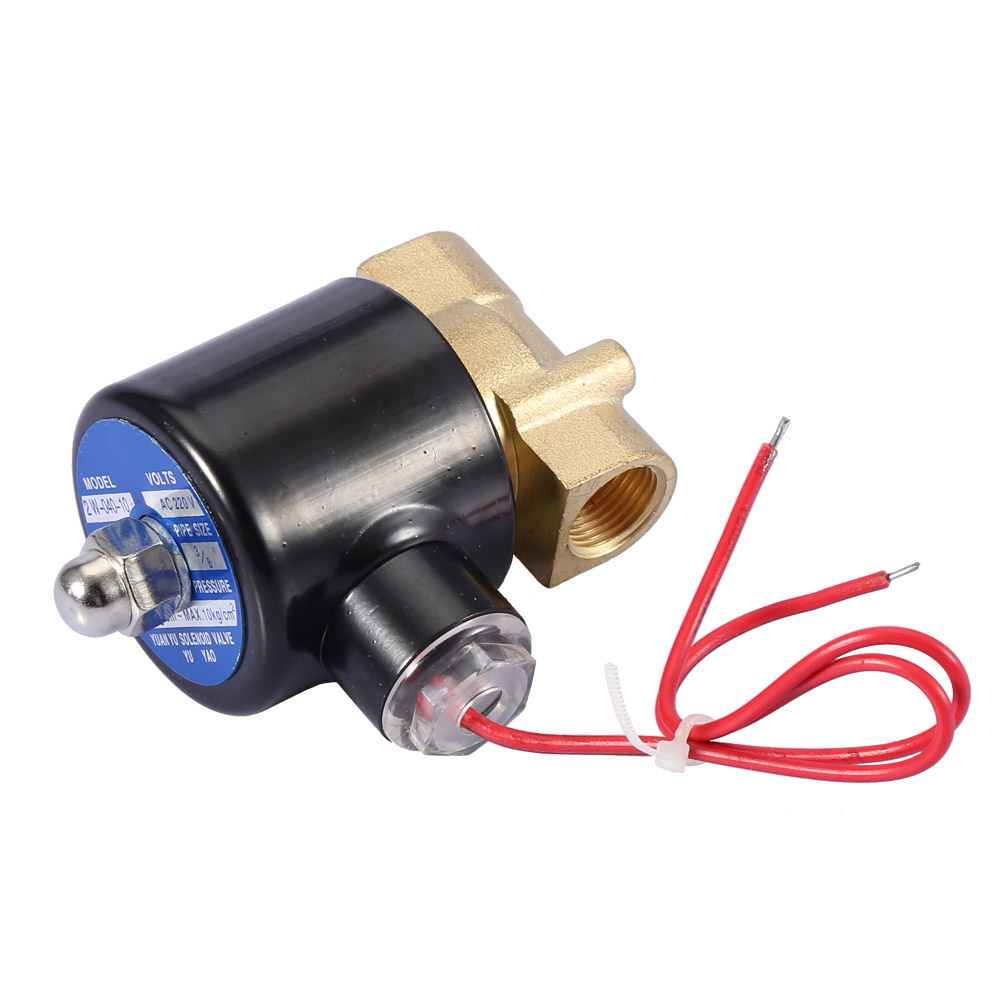 Dn10 Elektromagnetisches 2-wege-magnetventil, Normalerweise Geschlossen, 220 V Wechselstrom, 3/8