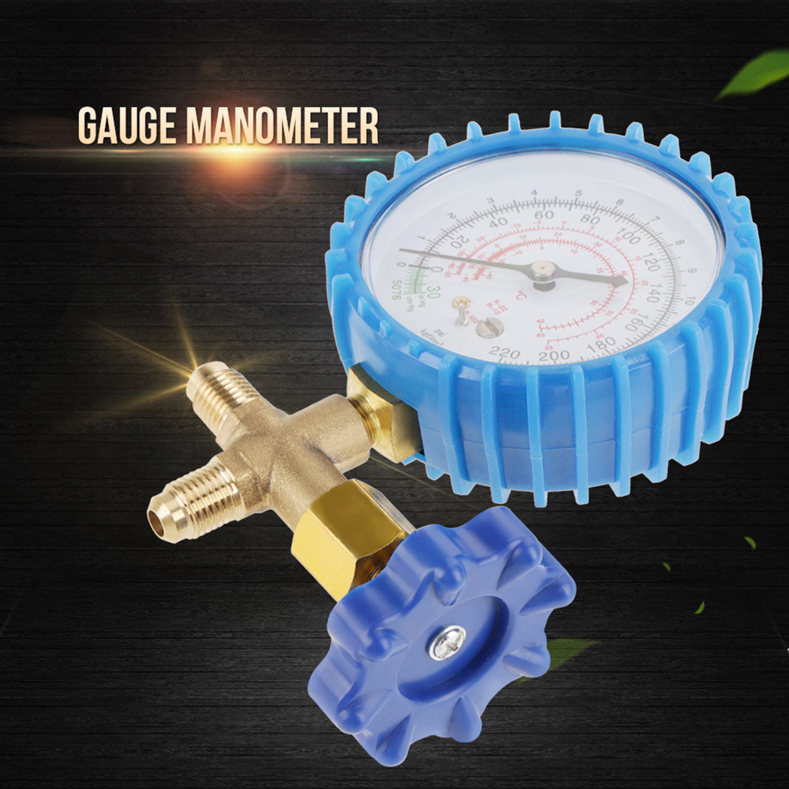 Manometer Zum Nachfüllen Von Klimaanlagen-kältemittel, Passend Für R410a, R22, R134a Und R404a