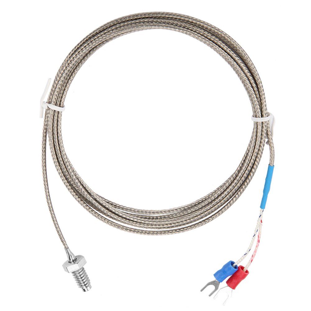 2 M Langes M6 Bsw-schraubgewinde-temperaturmesssondenkabel Vom Typ K (thermoelement)