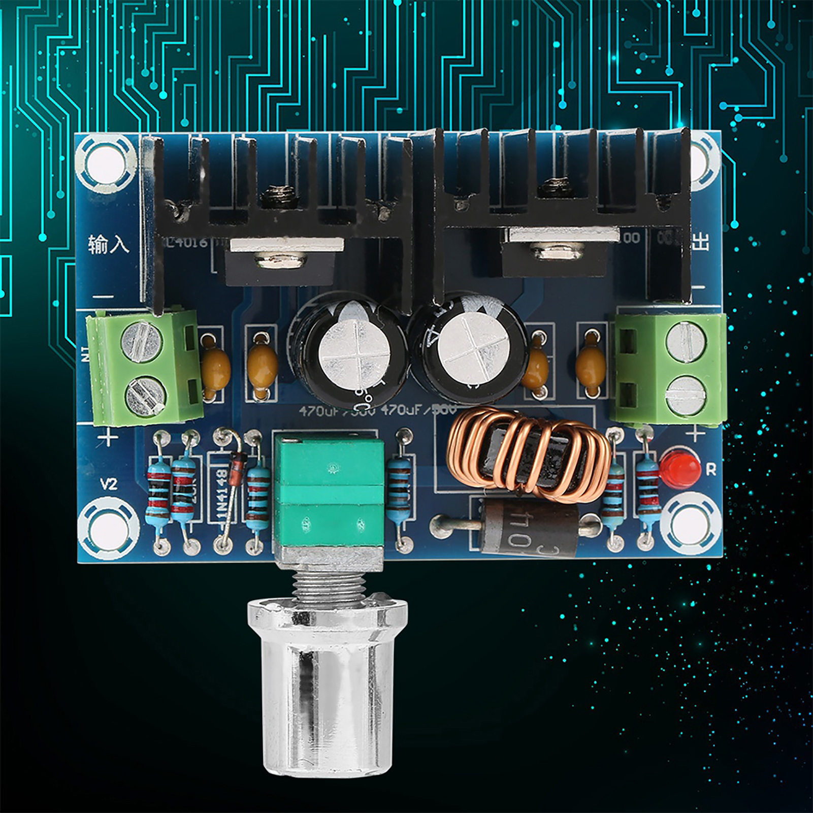 Dcdc-spannungsregler-hochleistungs-abwärtswandlermodul 440 V Auf 1,2536 V