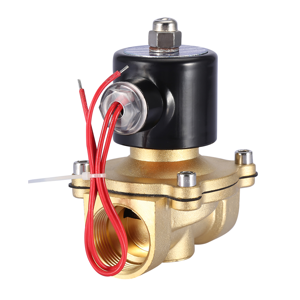Dn25 1" Zweiwege-magnetventil Aus Messing, Normalerweise Geschlossen, 220 V Ac