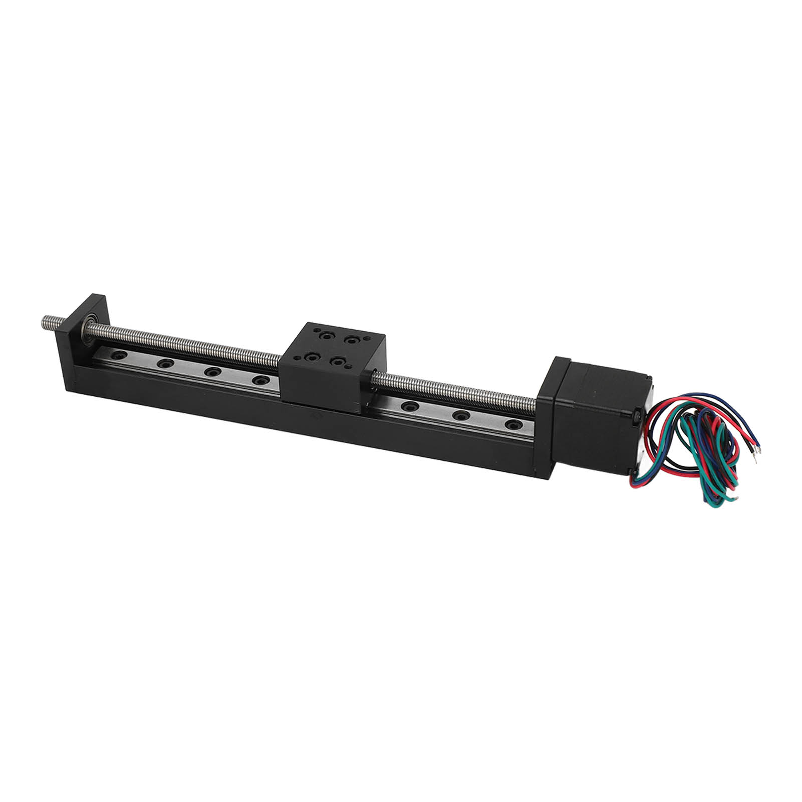 Linearschlittentisch Aus Aluminiumlegierung Mit 150 Mm Hub, Mini-hochpräzisions-t-gewindespindel, Einzelschienen-linearbewegungstisch Für Xyz-achsen