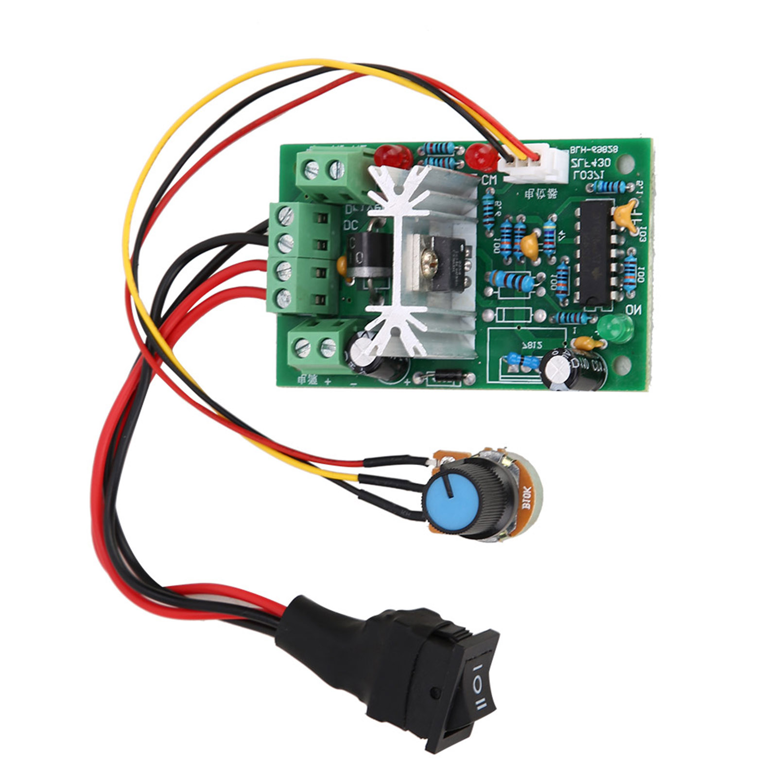 5-30v Dc 6a/150w Pwm Drehzahlregler Mit Einstellbarer Drehzahlregelung Für Gleichstrom-bürstenmotoren Und Reversierschalter