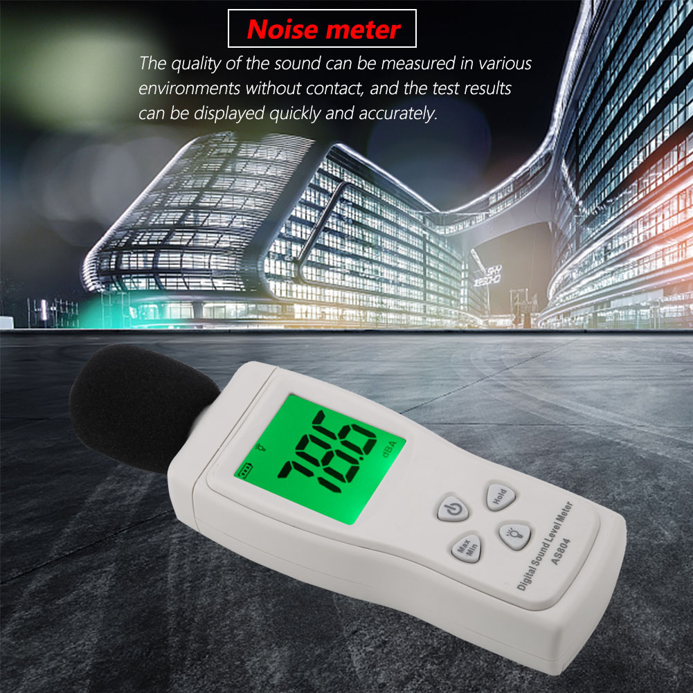 Smart Sensor As804 Digitales Schallpegelmessgerät Prüfmonitor 30-130 Dba