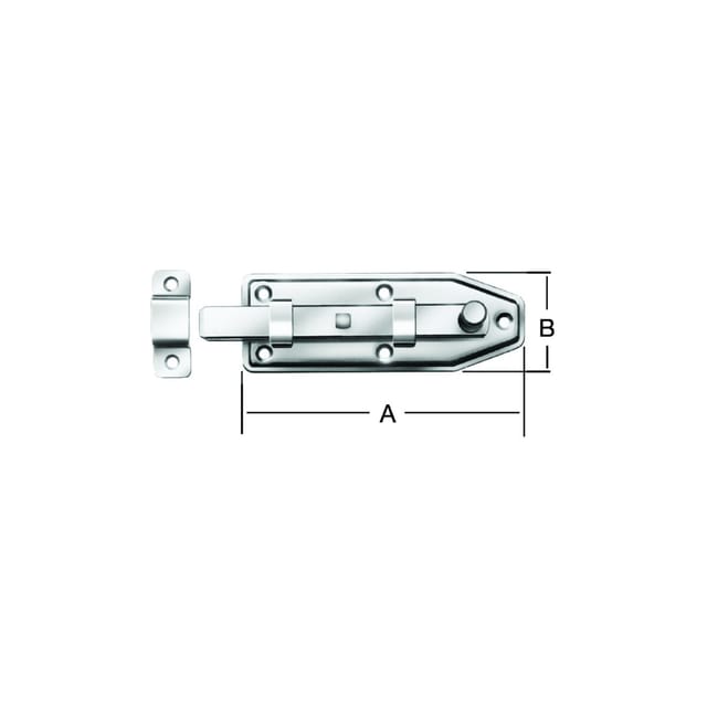 Mini-Riegel verzinkt 40 x 22 mm Riegel - Vormann