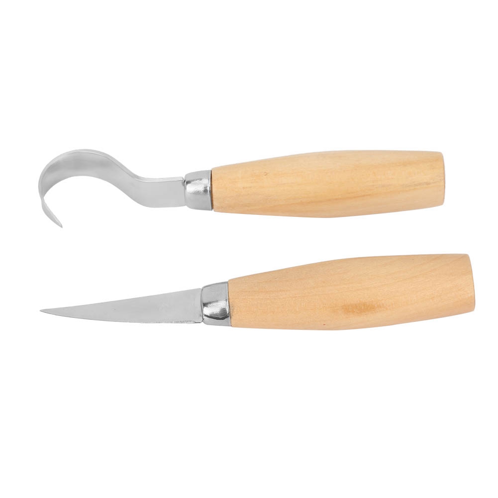 Stück Edelstahl-holzbearbeitungsmesser, Gravurmesser, Holzschnitzmesser, Gebogen, Gerade