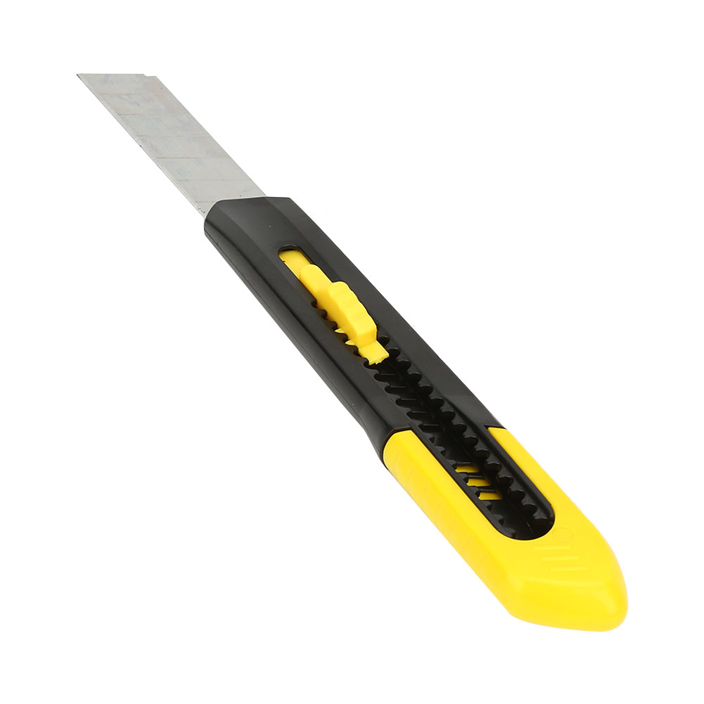 Universalmesser Aus Edelstahl Mit Gummigriff, Schneidwerkzeug Für Papier, Kunststoff Und Karton (tu-520d)
