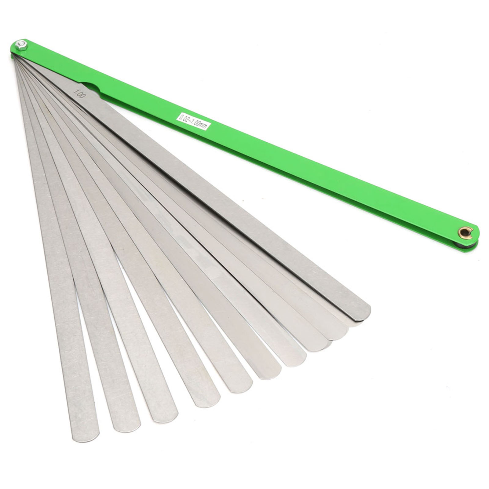 300-mm-spaltlehre, 17 Blätter, Metrisch, 0,02–1 Mm, Edelstahl, Messwerkzeug