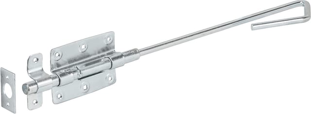 Vormann - Bolzen-Stangenriegel m.Schlaufe angebunden 600x100x2 mm verzinkt