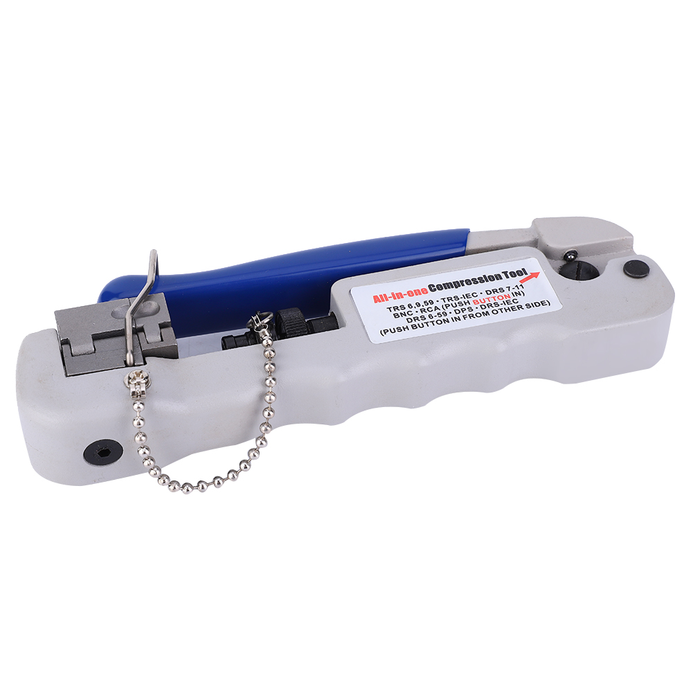 Crimpzange Für Stahl-multifunktionsklemmen, All-in-one-kompressionswerkzeug Für F Bnc Rca