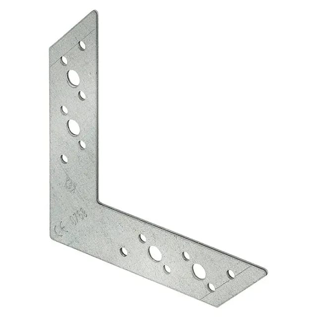 Vormann - Eckverbinder sendzimir verzinkt 82 x 116 x 30 mm Winkel & Verbinder