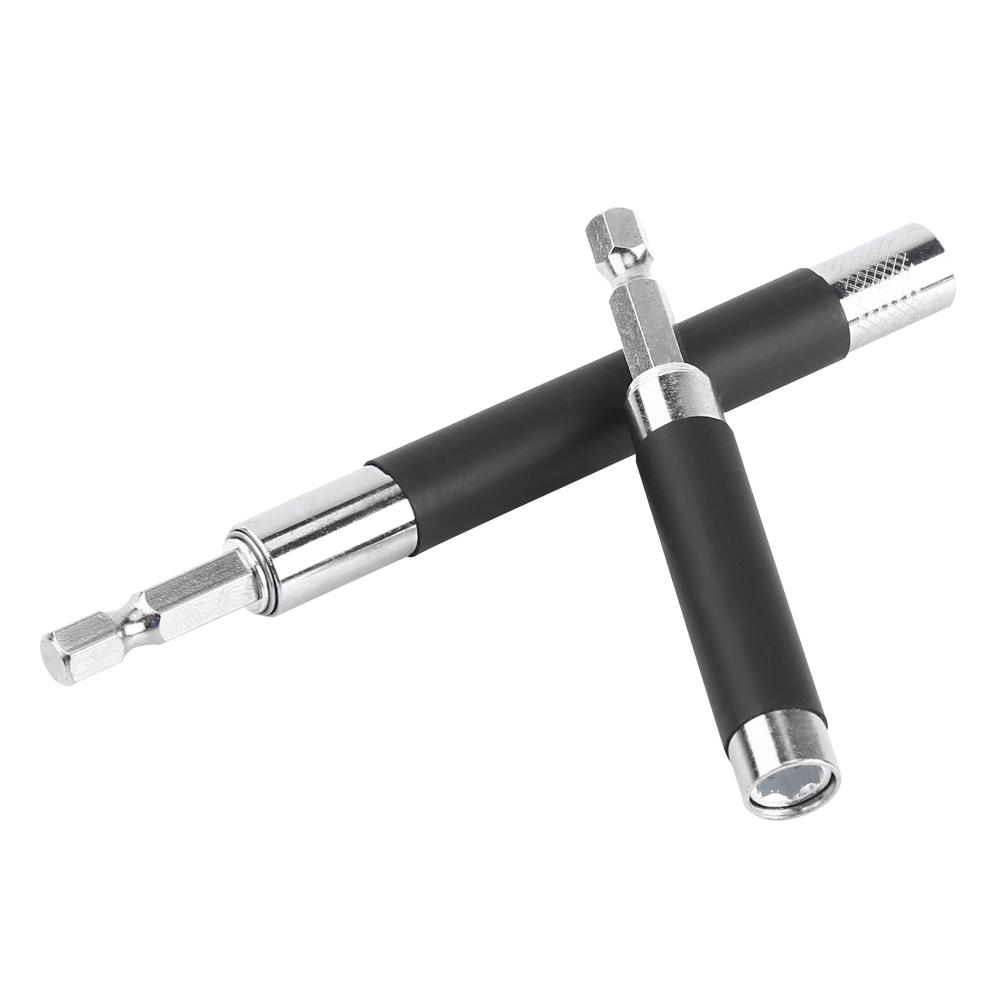 2 Stück Ausziehbarer Sechskantschaft-steckschlüssel, Magnetischer 1/4-zoll-bithalter-adapter Für Elektrische Schraubendreher