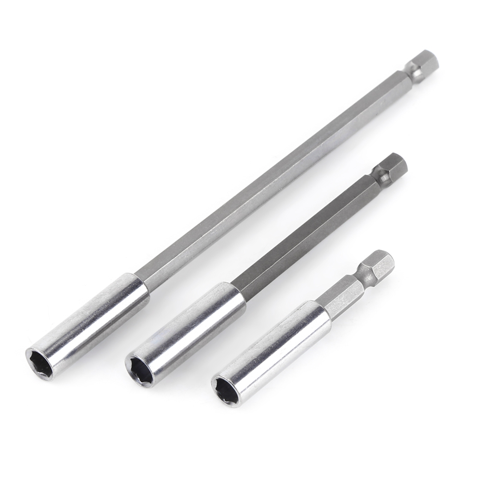 3-teiliges Set Mit Magnetischem Bithalter Für Elektrische Bohrmaschinen Und Schraubendreher, 1/4"-schaft