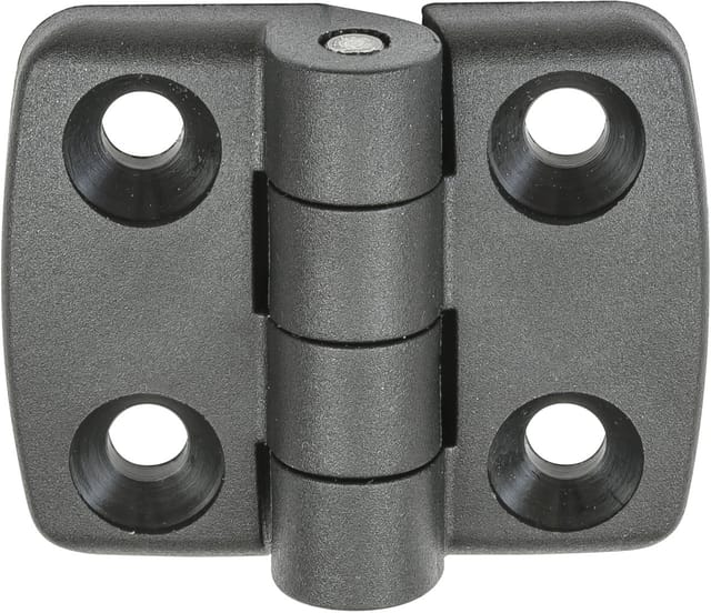 Vormann - Polyamid-Scharniere schwarz 48 x 96 mm Scharniere