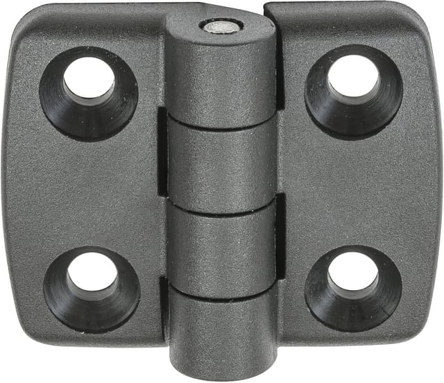 Polyamid-Scharniere schwarz 30 x 39 mm Scharniere - Vormann