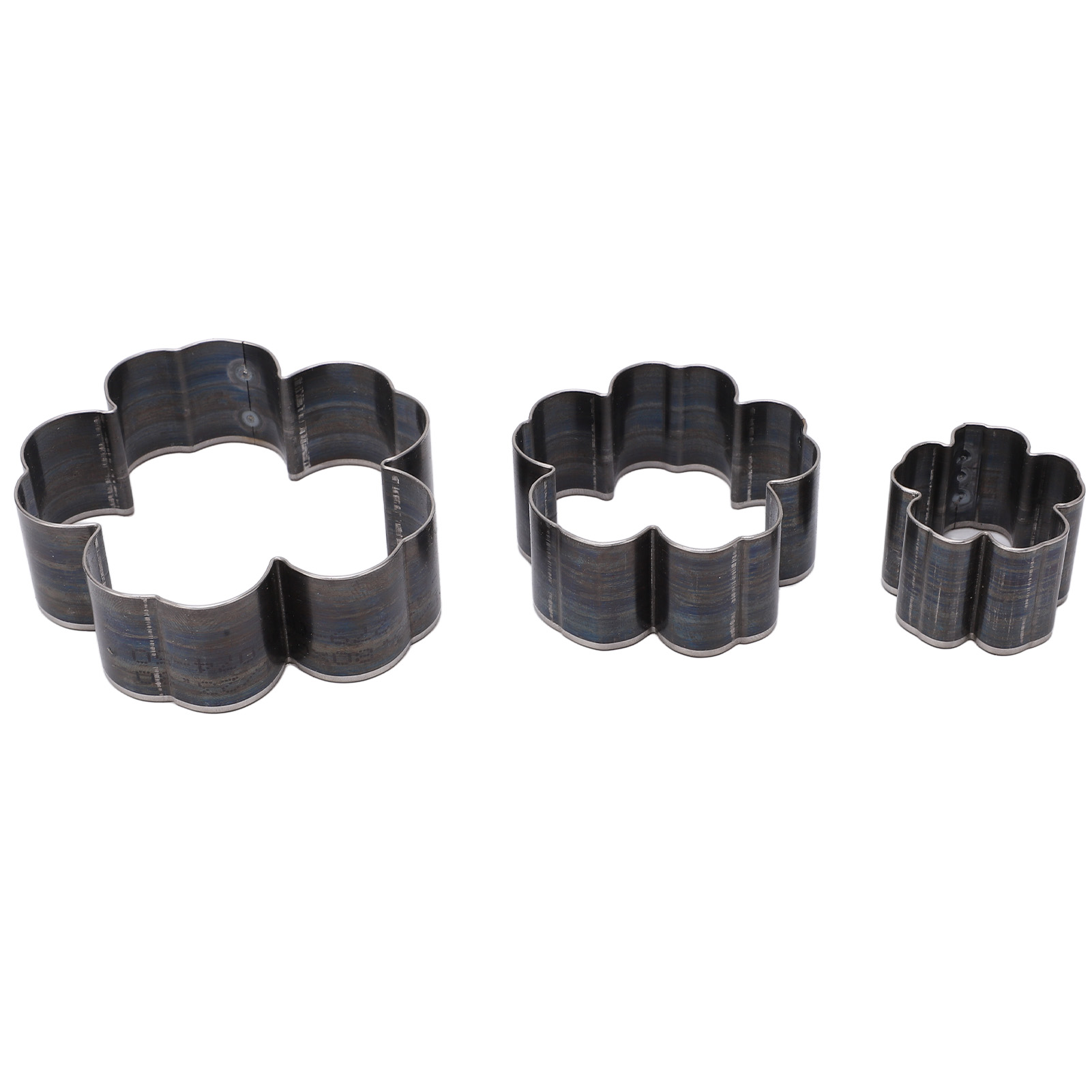 3-teiliges Blumenausstecher-set Aus Legiertem Stahl, Scharfe 1,2 Zoll, 2 Zoll, 2,8 Zoll Hohlstanzwerkzeuge Für Handgefertigte Lederwaren