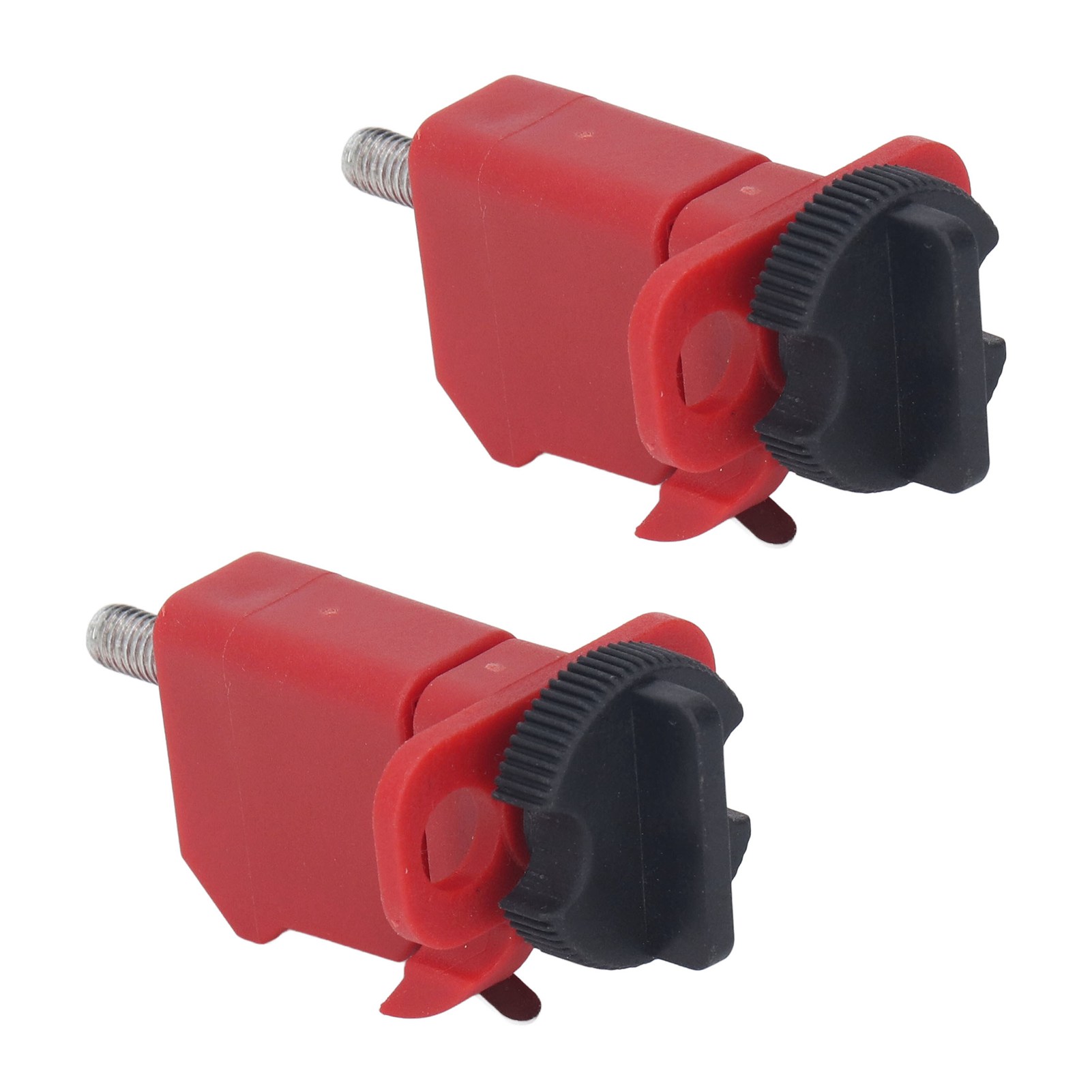 2-teiliges Set Mit Sicherungsautomaten-verriegelungsvorrichtungen Aus Abs, Mini, Hochtemperaturbeständig, Kompakt, Für Elektrische Verriegelungen