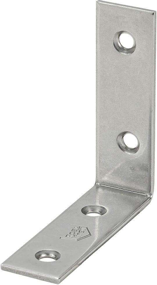 Vormann - Stuhlwinkel 60 x 18 mm Edelstahl Winkel Eckwinkel Holzverbinder Möbelwinkel