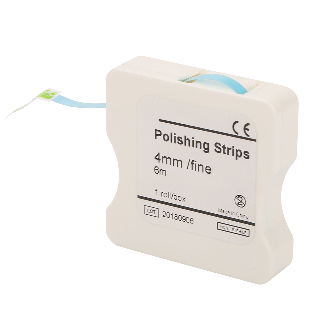 1 Rolle 4 Mm Dentalpolierstreifen Aus Harz Zum Interdentalschleifen Und Zähneschleifen (blau)