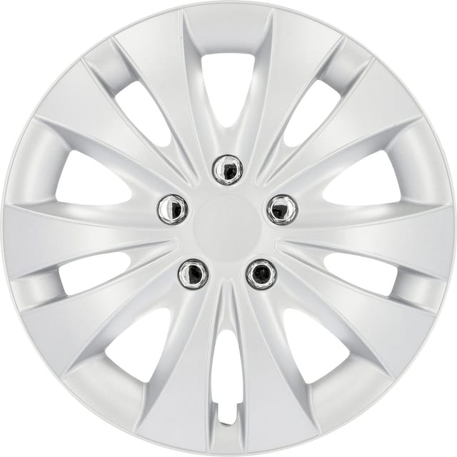 Radzierblenden Storm 40 cm (16 Zoll) silber 4 Stück Radzierblenden - Cartrend
