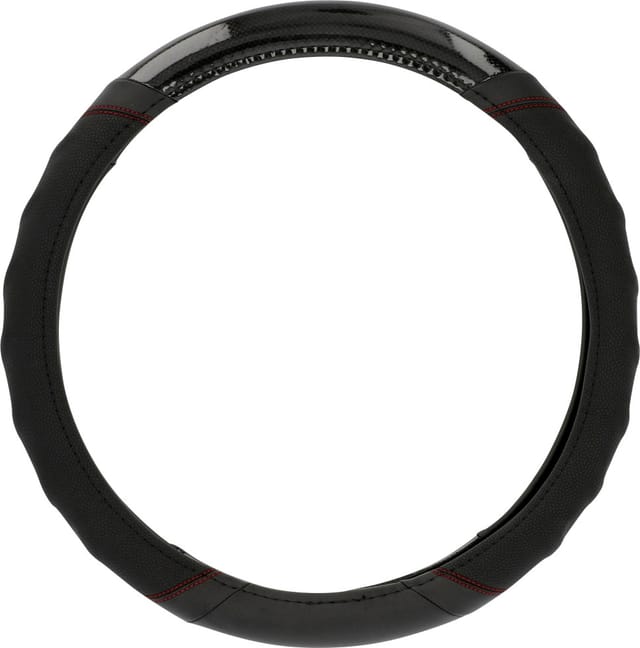 Cartrend - Lenkradhülle schwarz-carbon Lenkradhüllen