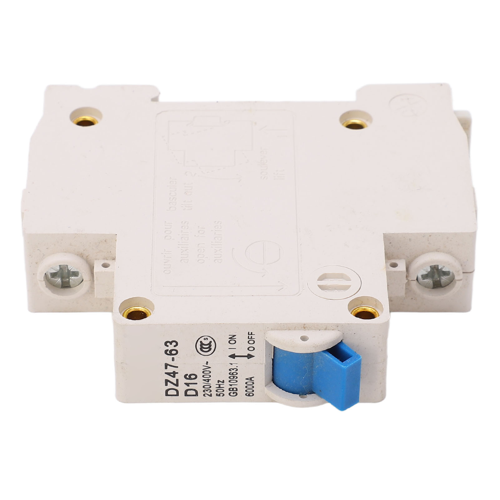 Leitungsschutzschalter 63 A – 4500 A Abschaltvermögen, Stromschutzgerät, Leitungsschutzschalter, 230 V – 400 V