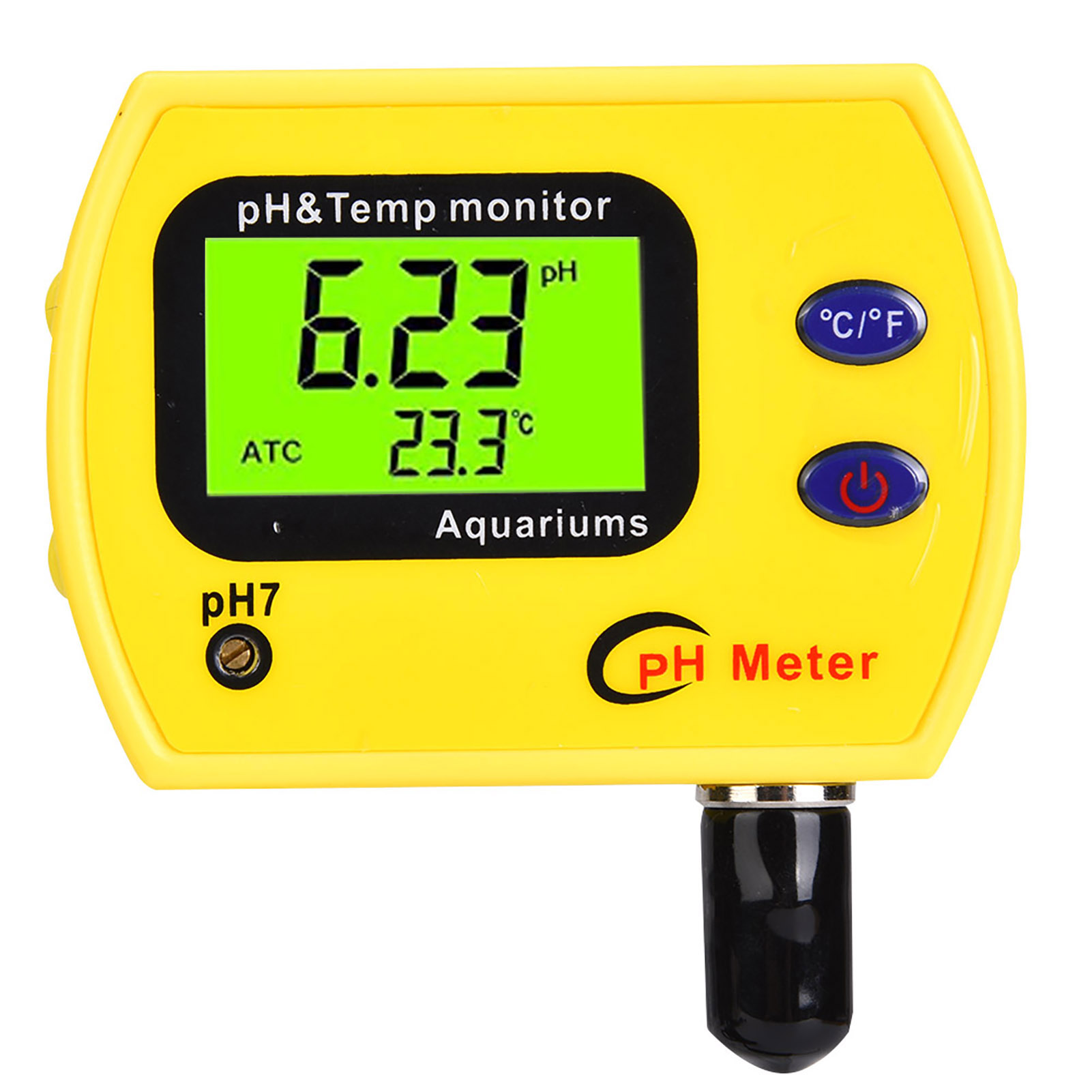 2-in-1 Tragbares Hochpräzisions-temperatur- Und Ph-messgerät Zur Wasserqualitätsanalyse, 220 V, Eu-stecker