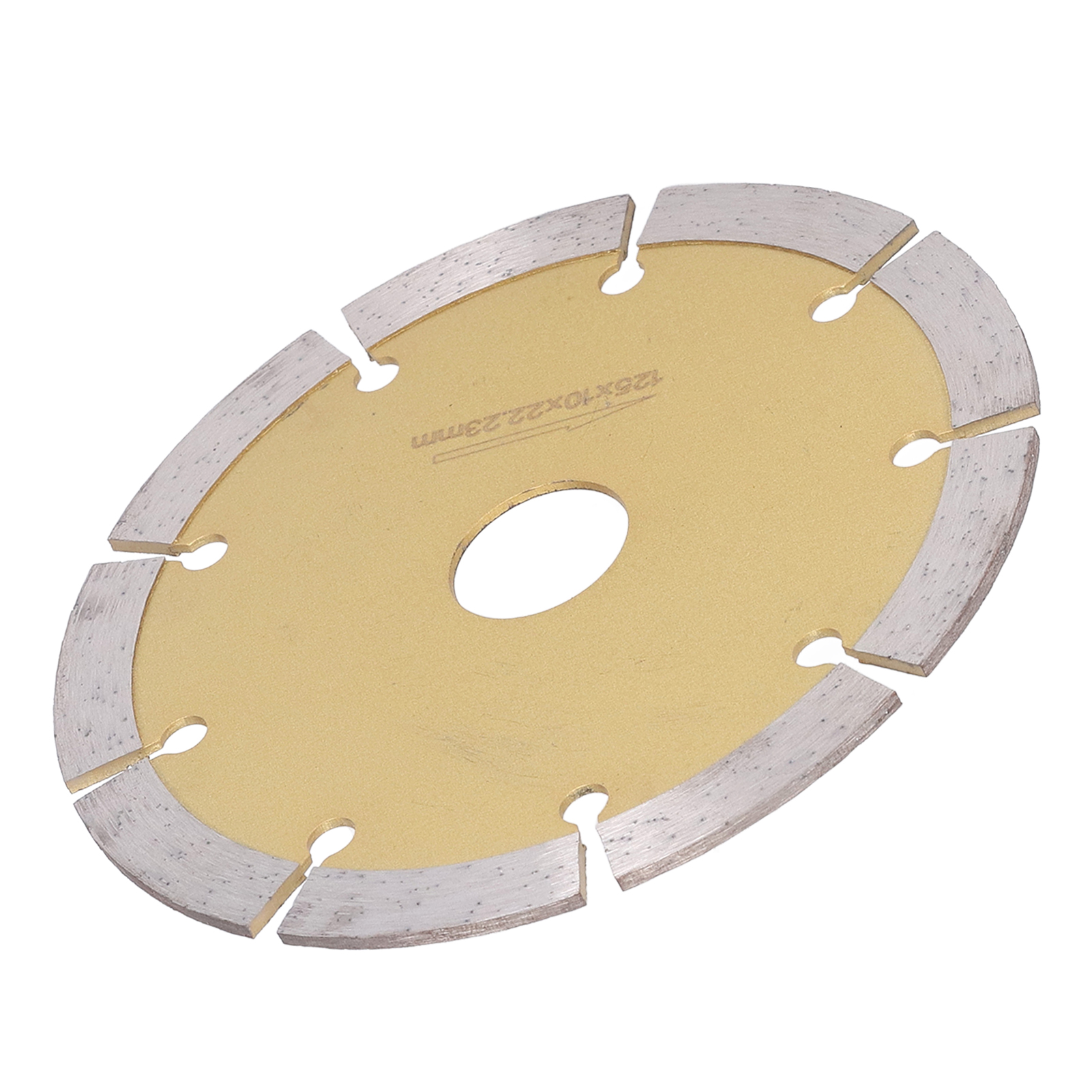 Segmentiertes Diamantsägeblatt Mit Ultradünnen Zähnen, Kreisförmige Diamanttrennscheibe Für Fliesen, Granit, Marmor Und Keramik, 125 Mm / 4,9 Zoll