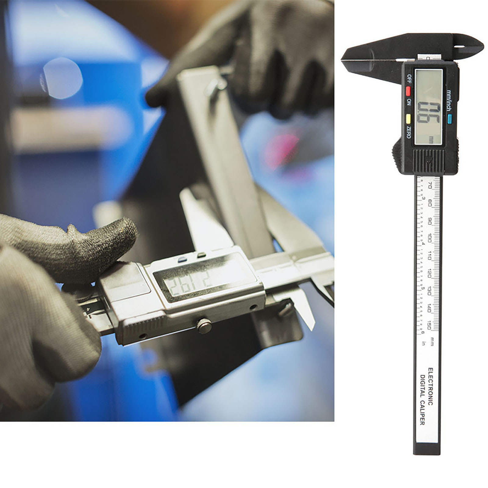 150 Mm 6 Zoll Digitaler Lcd-messschieber Mikrometer Messwerkzeug
