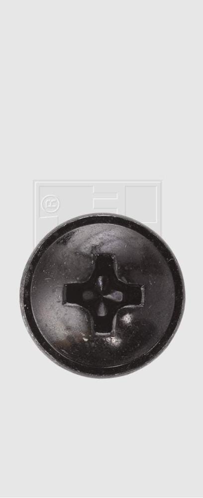 SWG - Blechschraube mit Bund 3,5x16mm 10 Stück, schwarz Blechschrauben