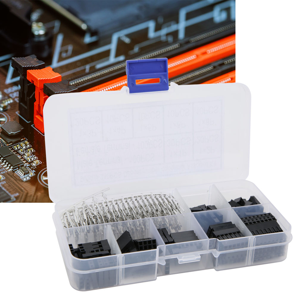 310 Stück 2,54 Mm 9-wertige Stecker-buchsen-steckverbinder-gehäuse-sortiment Awg28
