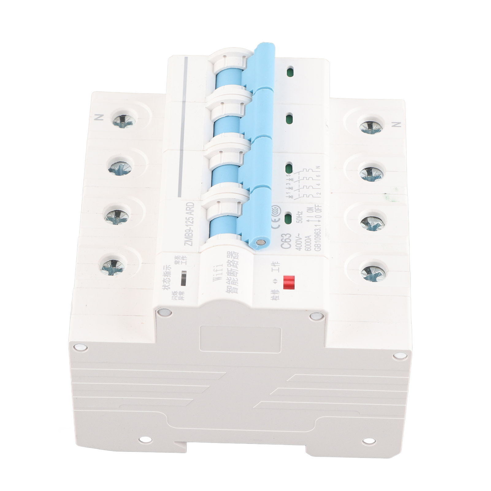 Intelligenter Wlan-4-poliger Schutzschalter Mit Drahtloser Fernbedienung, 400 V, 63 A