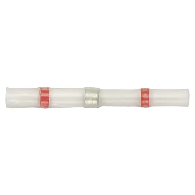 Lötstoßverbinder rot 2,7mm mit thermoplastischem Ring Autoreparatur - SWG