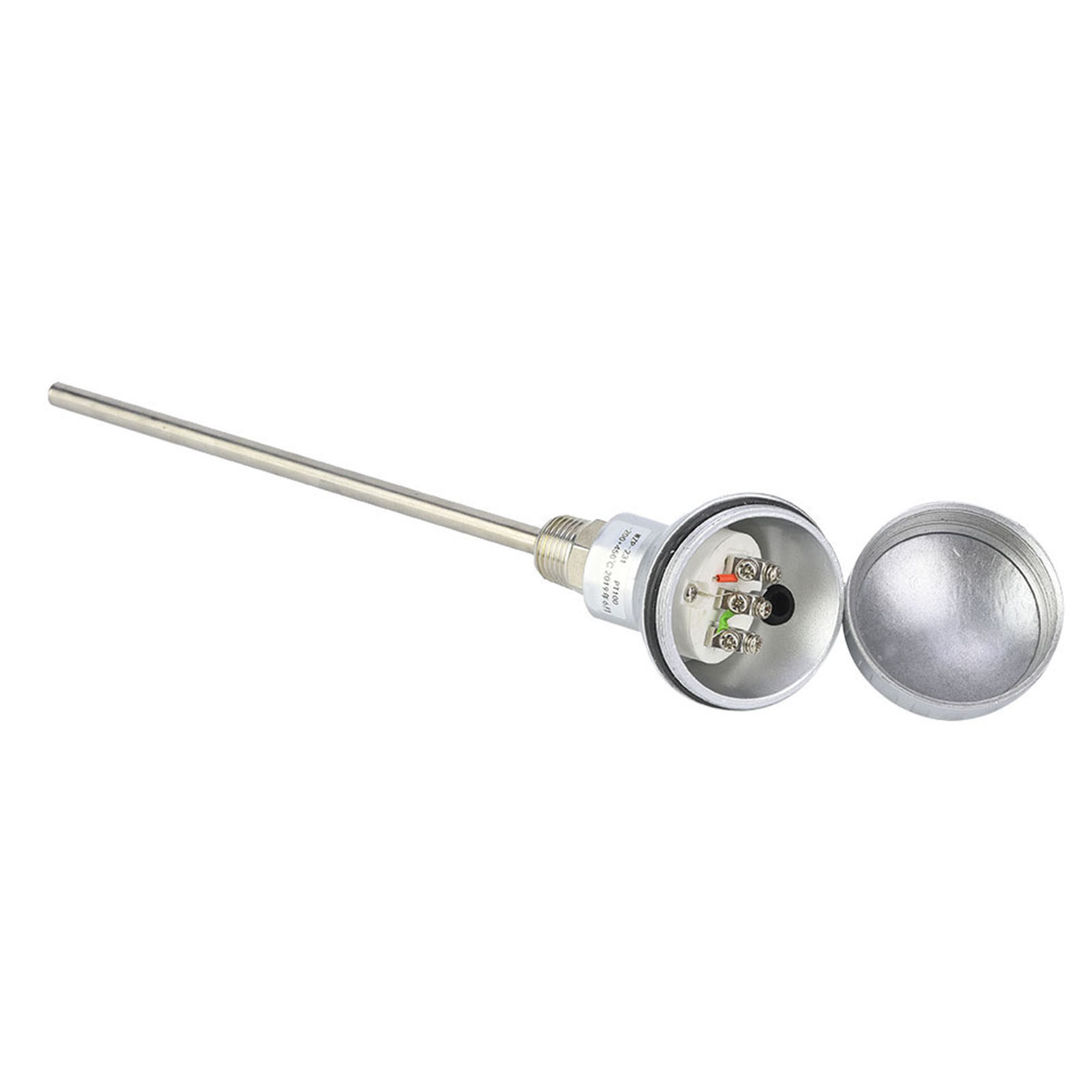 Rtd Pt100 Temperaturfühler Mit 1/2" Npt-gewinde Und Thermoelement-anschlusskopf (pt 200 Mm)