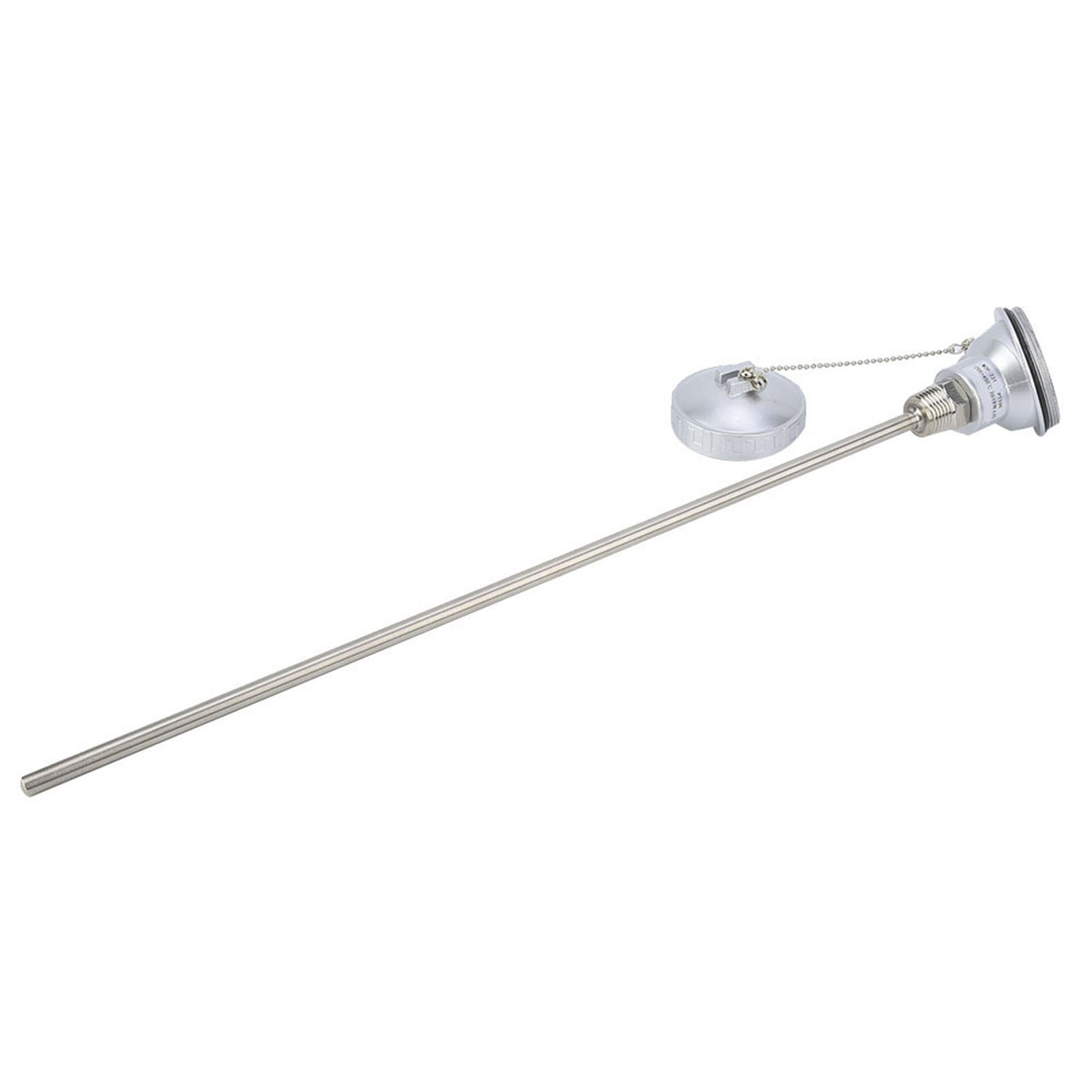 Rtd Pt100 Temperaturfühler Mit 1/2" Npt-gewinde Und Thermoelement-anschlusskopf (pt 400 Mm)