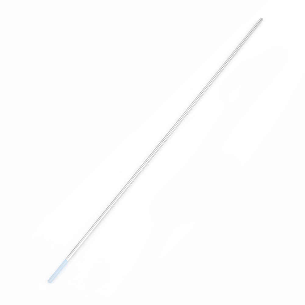 10 Stück Zirkulierte Wolframelektroden Wz8, Weiße Spitze Für Wechselstrom-wig-schweißen, 2,4 Mm × 150 Mm