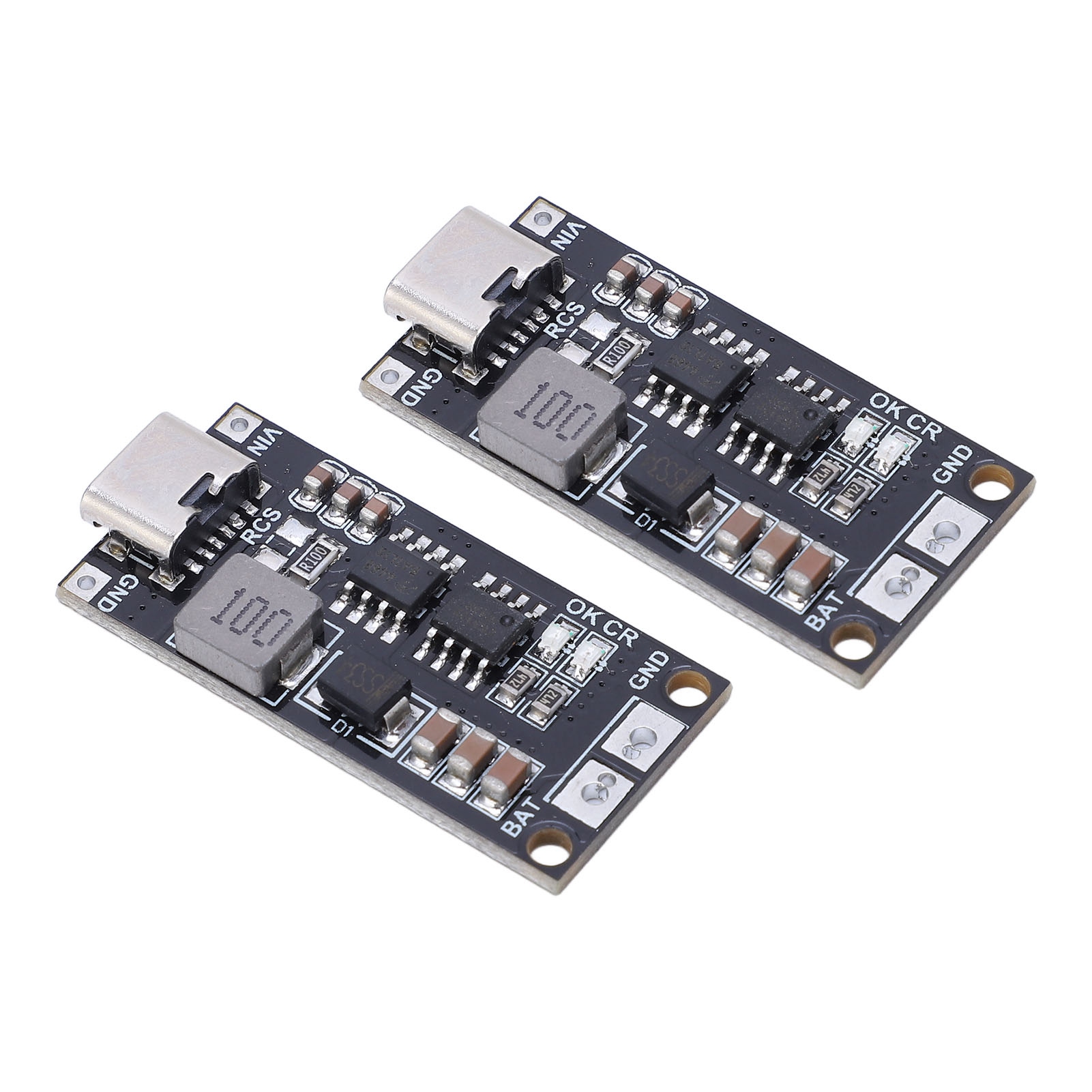 2 Stück Akku-lademodul, Verschleißfest, 2s Typ C Auf 8,4 V Boost-lithium-akkumodul, 1 A