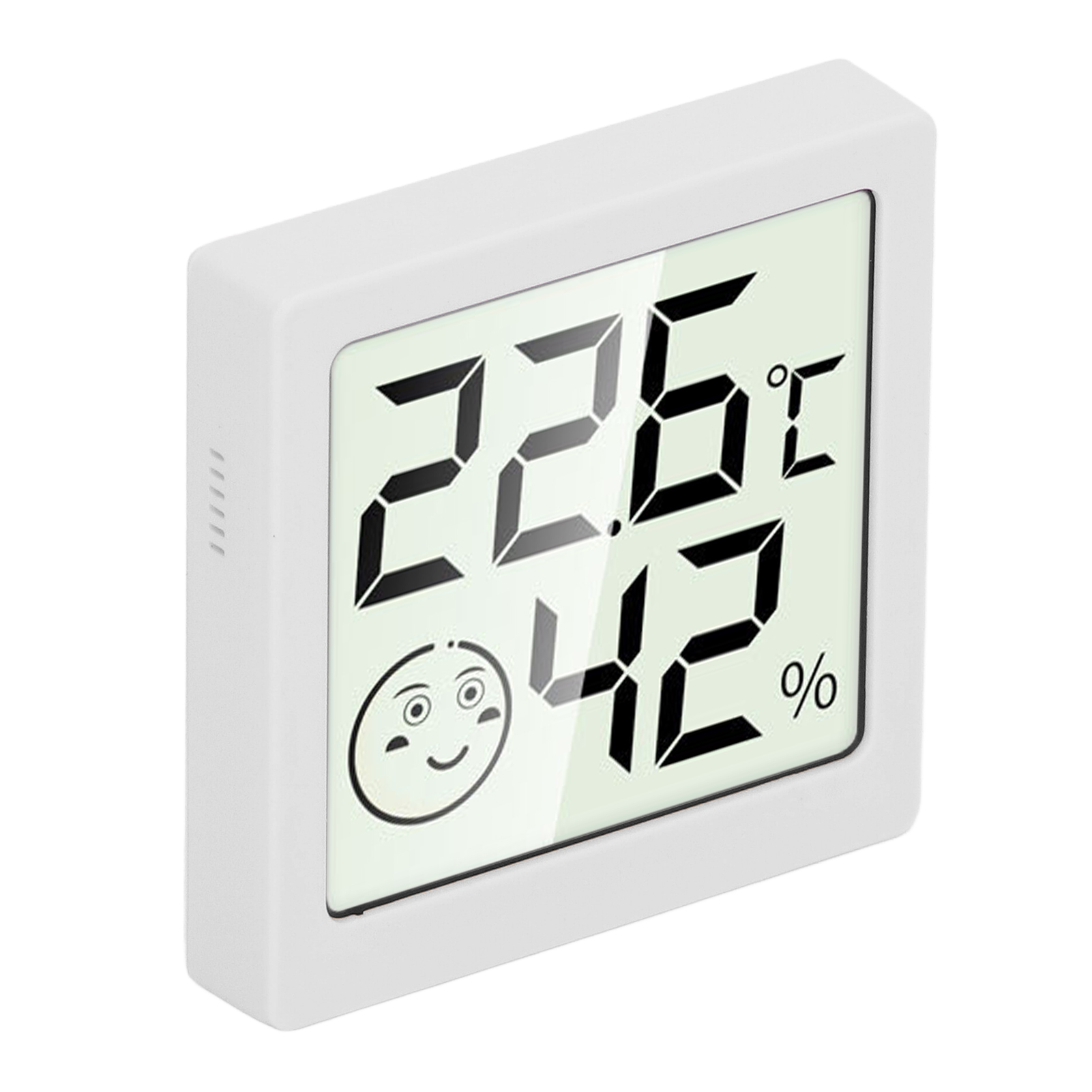 Raumthermometer Und Hygrometer Für Den Haushalt, Hochpräzises Mini-digitalthermometer/hygrometer, Weiß