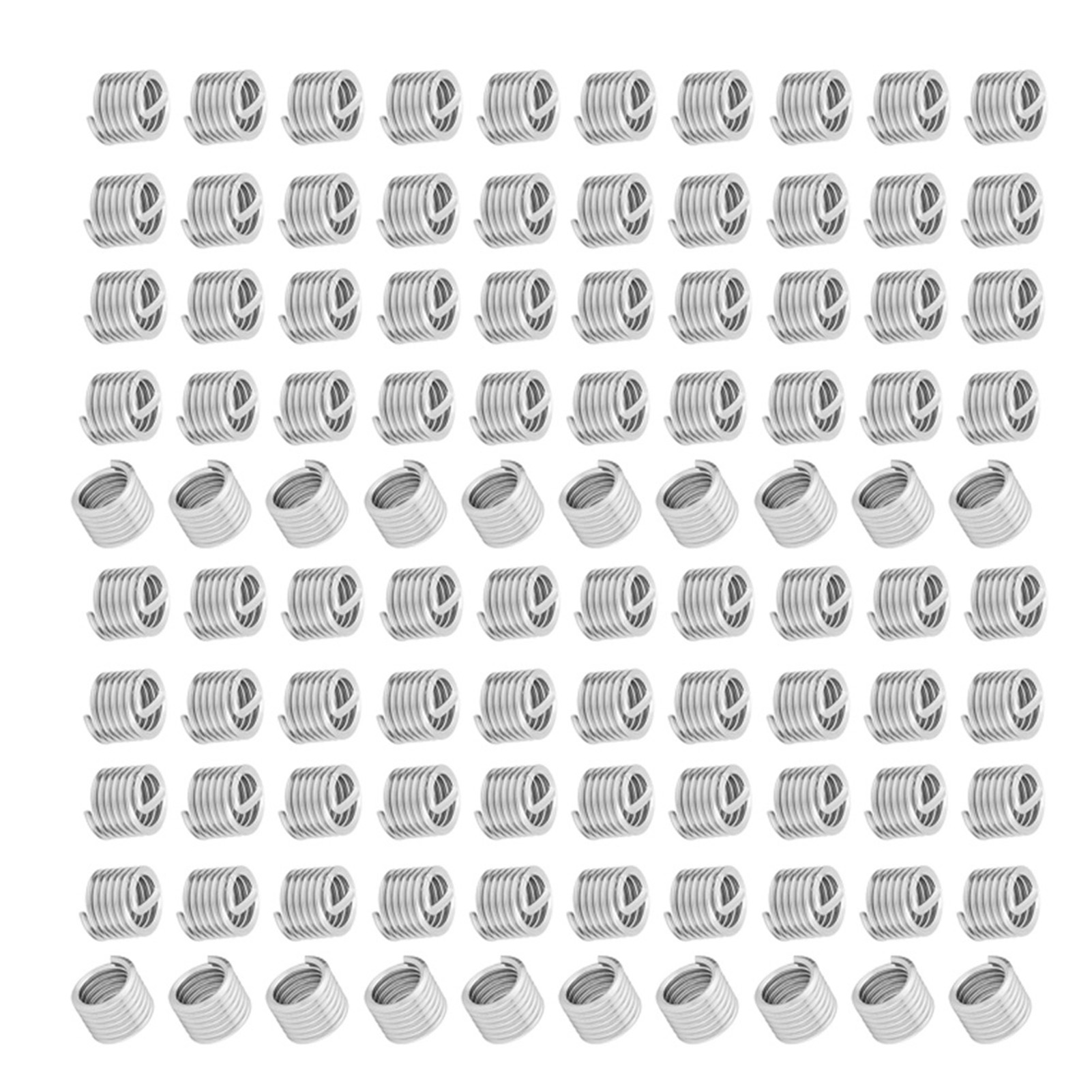 100-teiliges Sortiment An Gewindereparatureinsätzen Aus Edelstahl 304, M6x1,0x1,5d