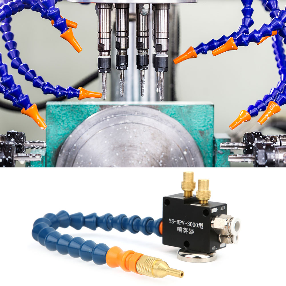 Nebelkühlmittel-schmierstoff-kühlsprühgerät Mit Universellem Messing-sprühanschluss Für Cnc-graviermaschinenzubehör