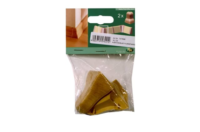 Außeneck für Kunststoffleiste KU.04 Buche Landhaus Clips & Ecken