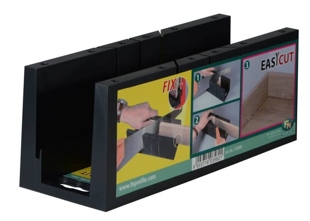 Fn Neuhofer Gehrungslade 240 x 84 mm schwarz Verlegehilfen