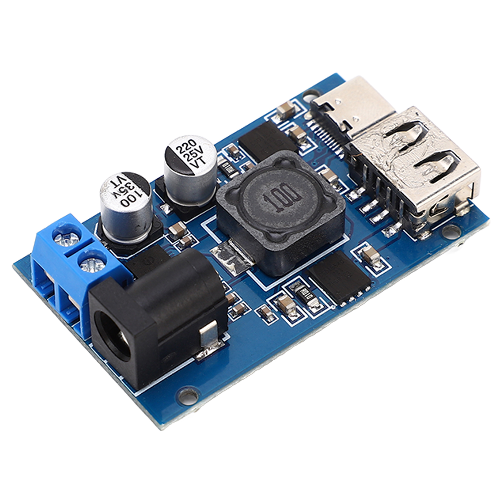 Dc/dc-abwärtswandler-modul Mit Usb-transformator Und Spannungsreglerplatine Für Auto Und Mobiltelefon, 8,2–32 V Eingang, 3–20 V Ausgang