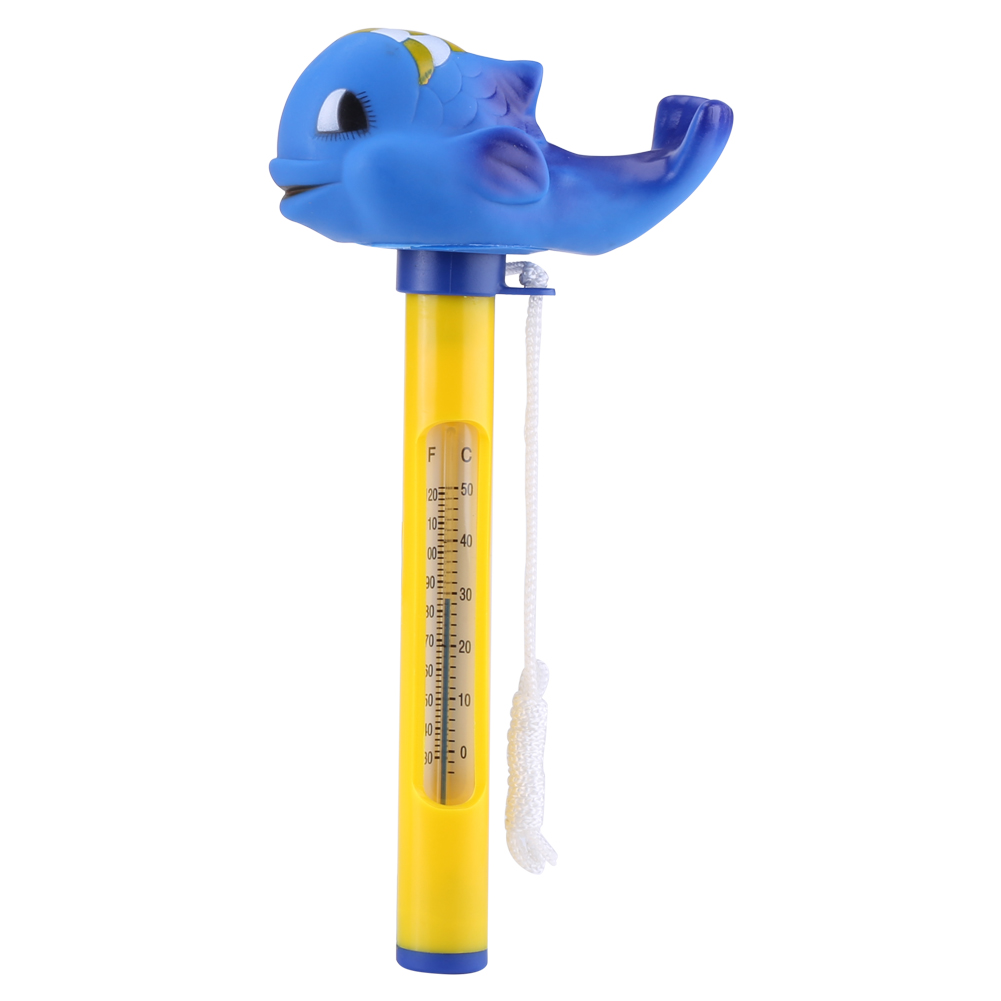 Niedliches, Schwimmendes Tierthermometer Für Alle Außen- Und Innenpools Und Whirlpools (blauwal)