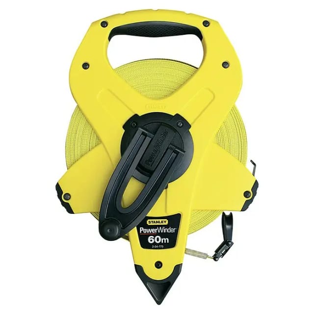 Bandmaß PowerWinder Fiberglas 60 m, 2-34-775 - Stanley