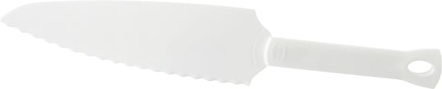 Zenker - Tortenmesser 2in1 Classic 30cm weiß Kunststoff Messer Backzubehör Gadget