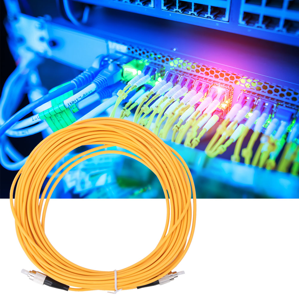 10 M Fc/upc-zu-fc/upc-singlemode-glasfaser-patchkabel, Gelb