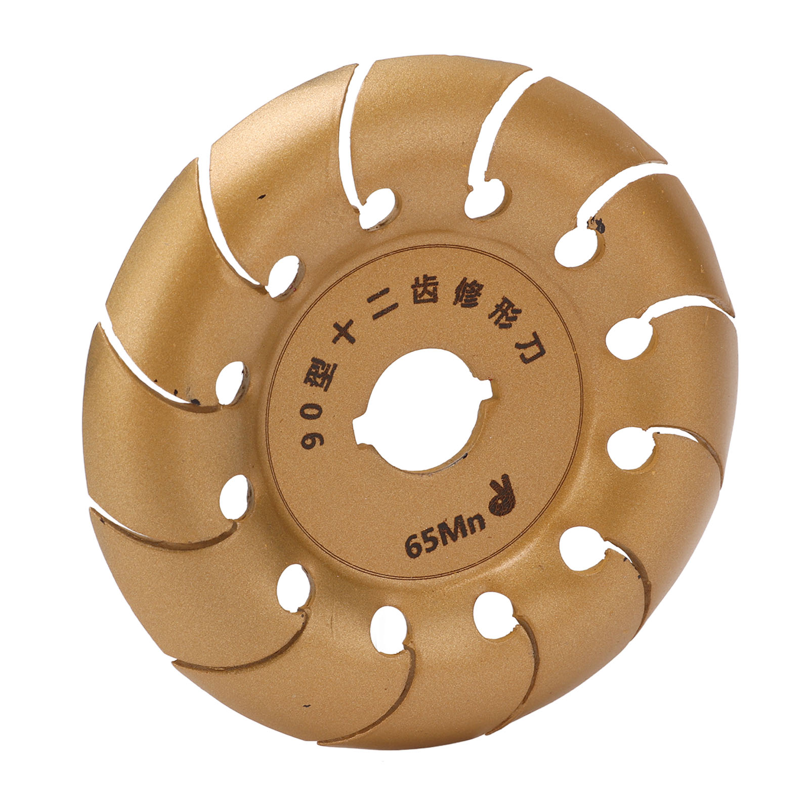 90 Mm 12-zahn-winkelschleifscheibe Zum Schleifen Und Polieren Von Holz Für Die Holzbearbeitung, Gold